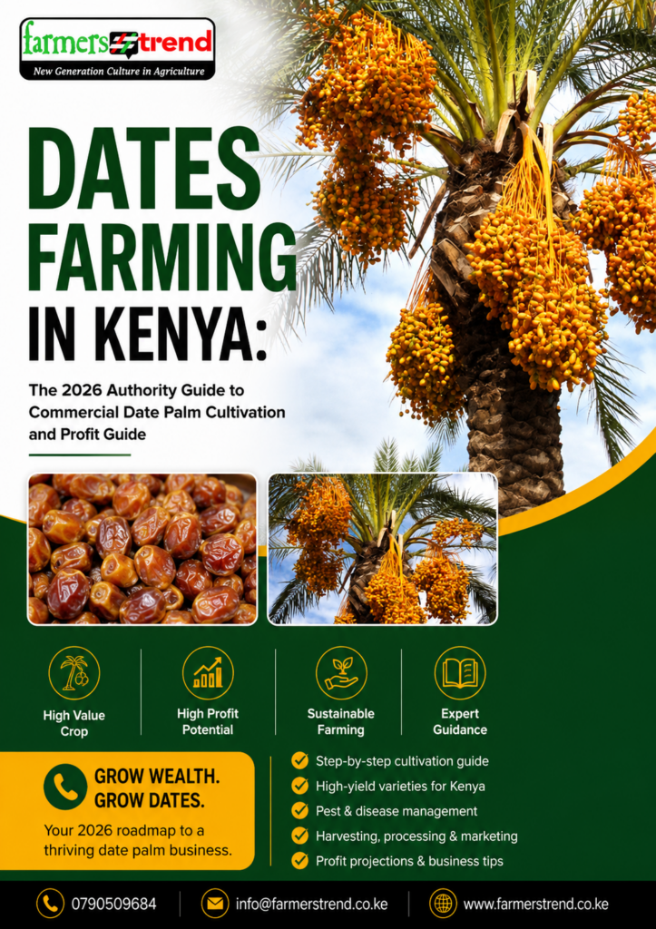 Dates Farming in Kenya: The 2026 Authority Guide to Commercial Date Palm Cultivation and Profit Guide