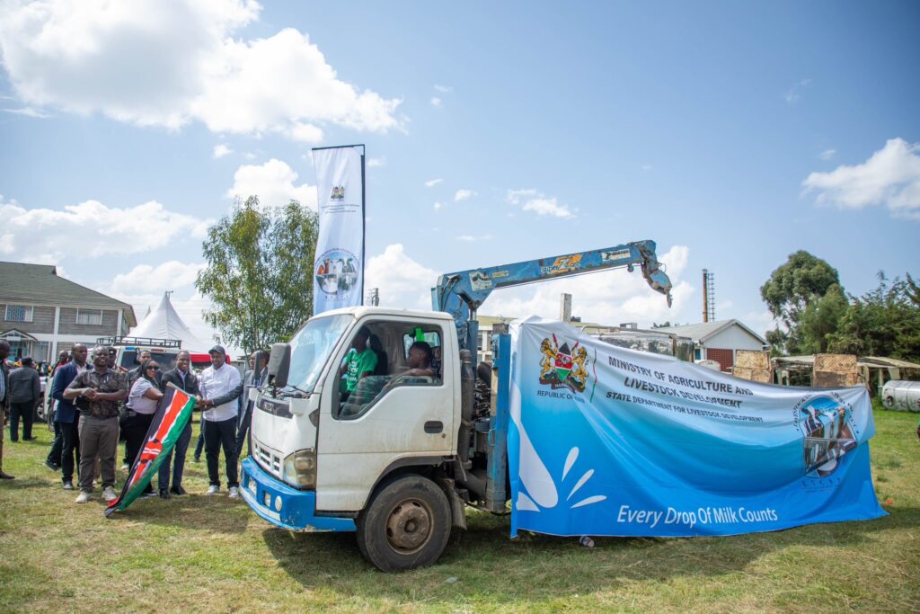 Nyandarua milk cooler programme has reached 30 units after the government delivered another cooler to Ol-Kalau Dairy Cooperative, boosting milk quality, reducing losses and supporting dairy farmers.
