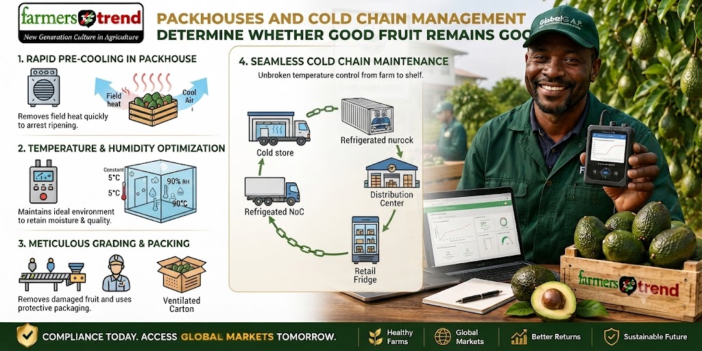 Packhouses and Cold Chain Management Determine Whether Good Fruit Remains Good