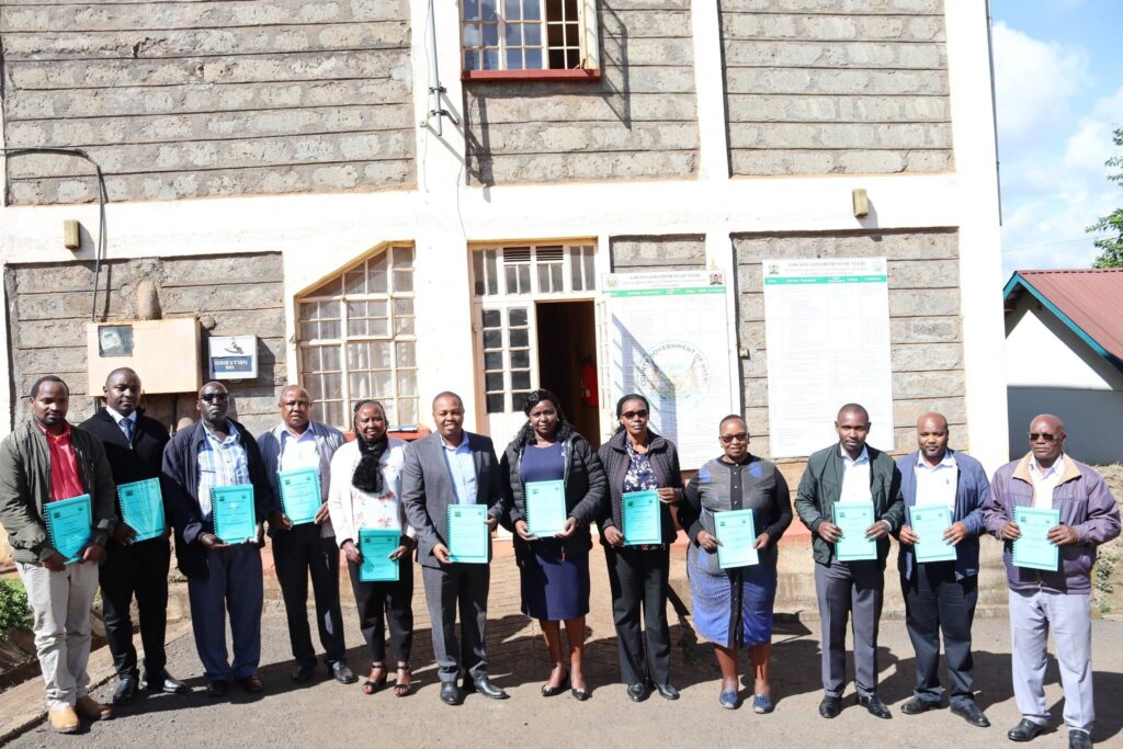 Nyeri Cascades Performance Contracts to Agriculture Directorates for Better Service Delivery 1 Nyeri Cascades Performance Contracts to Agriculture Directorates for Better Service Delivery